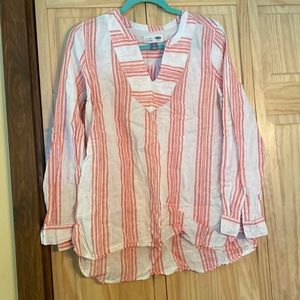 pink stripped tunic